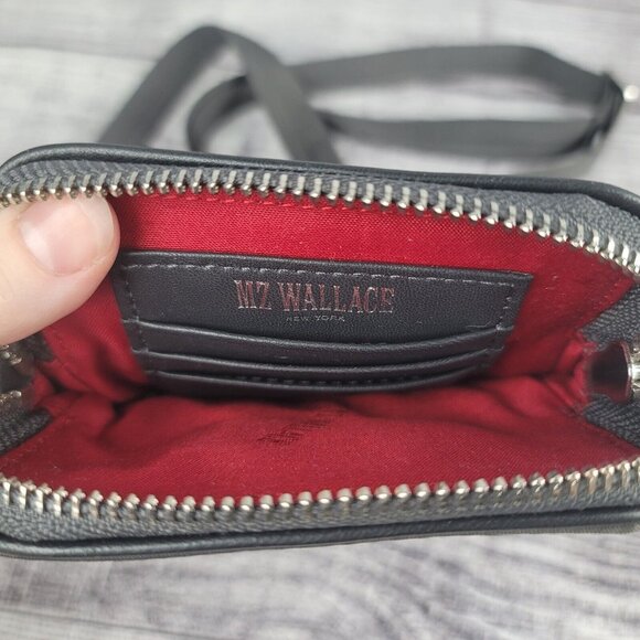 MZ Wallace Micro Crossbody Gray Silver Hardware (no chain) - Picture 3 of 6